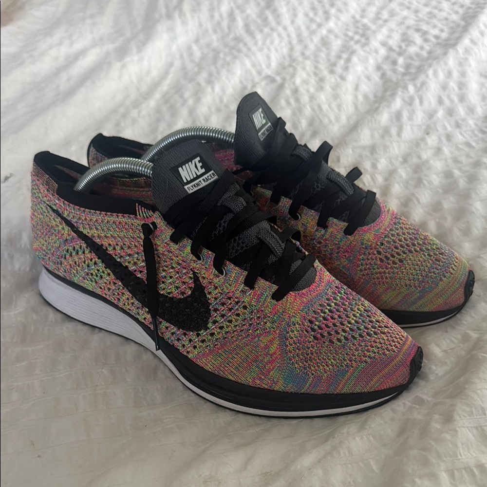 Nike Multicolor Flyknit Racer Shoes